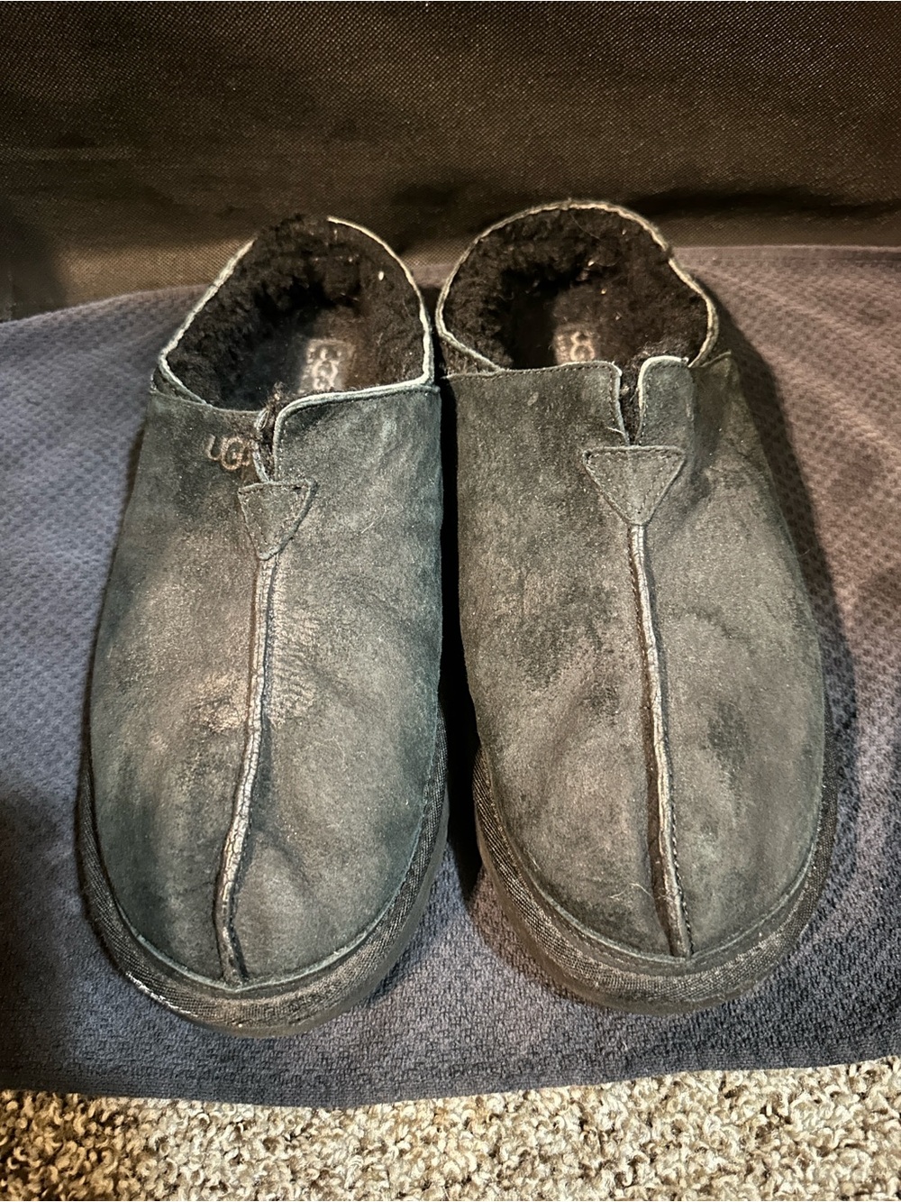 Men’s Black Ugg Slippers